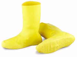 Onguard Yellow Latex Hazmat Bootie 2x