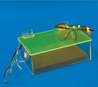 Acrylic Dispenser - Compact - With Cover - 3H X 9W - 6D - ADTC