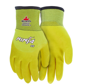 MCR Ninja Ice Cut A3 Hi-Viz Liner Winter Work Gloves [S-XXL] - N9690HV - Pair
