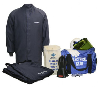 NSA ArcGuard® 12 Cal Arc Flash Kit UltraSoft® Short Coat & Bib Overalls