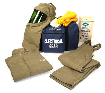 NSA ArcGuard® 40 Cal RevoLite™ Short Coat & Bib Overall Arc Flash Kit - HRC 4