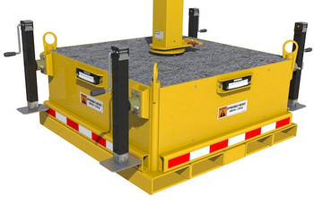 3M DBI-SALA FlexiGuard EMU Jib Base - 5,000 lb. (2,268 kg) Counterweight - 8530566