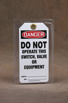 Tag Pouch: Self-Adhesive Clear Plastic 1/Each - DTH808