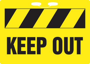 Rope Signs 10" x 14" Plastic 1/Each - FBR115