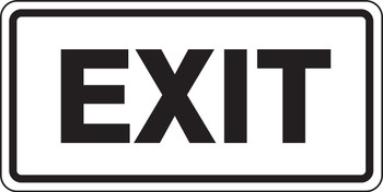 Facility Traffic Sign 12" x 24" Engineer-Grade Prismatic 1/Each - FRR260RA