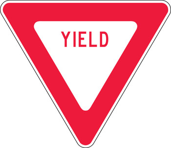 Traffic Signs: Yield 36" x 36" High Intensity Prismatic - FRR426HP