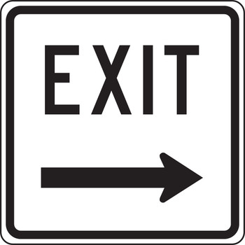 Facility Traffic Sign 18" x 18" Engineer-Grade Prismatic 1/Each - FRR847RA