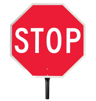 Paddle Signs: 18-in. Aluminum With Steel Handle 18" - FSP152