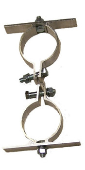 Clamp-On Sign Mounting Brackets For: Single Sign 2/Pair - HSR102