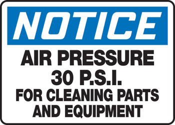Safety Sign 10" x 14" Dura-Plastic 1/Each - MEQM804XT