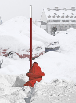 Fire & Emergency: Reflective Hydrant Markers Blue 48" 1/Each - MFH848BU