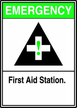 ANSI Sign 14" x 10" Dura-Plastic 1/Each - MFSD965XT