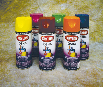 OSHA-Color Spray Paints Blue 16 oz. 1/Each - PMC816BU