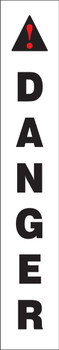 Stanchion Posts Safety Label: Danger For: 33" Stanchion Post 1/Each - PRC302