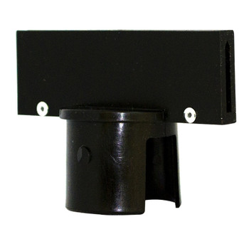 Accessories For Stanchion Posts: Sign Holder Adapter Black Regular-Duty Stanchion Post 1/Each - PRC924BK