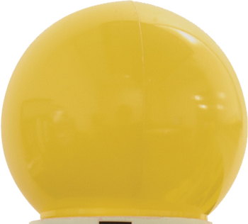 Accessories For Stanchion Posts: Replacement Ball Top Yellow Heavy-Duty Stanchion Post 1/Case - PRC943YL
