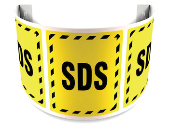 180D Projection Safety Sign: SDS Panel Size: 12" 1/Each - PSJ372