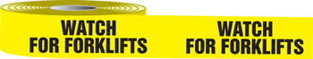 Slip-Gard Message Floor Tape: Watch For Forklifts 3" x 50-ft 1/Roll - PTS716