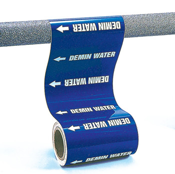 Roll Form Pipe Marker: Oxygen 12" x 30 FT 1/Roll - RPL178PT