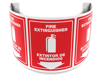 180D Projection Sign Bilingual - Spanish/English Panel Size: 12" 1/Each - SBPSJ328