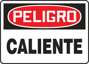 Spanish Bilingual Safety Sign Spanish 7" x 10" Dura-Fiberglass 1/Each - SHMCPG019XF