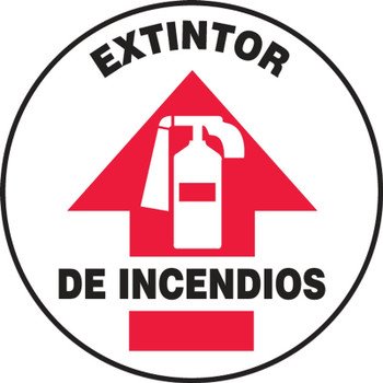 FIRE SAFETY 17" - Spanish Slip-Gard 1/Each - SHMFS721