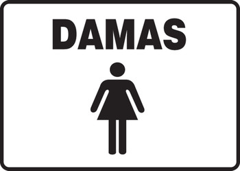 Spanish Bilingual Safety Sign Spanish 7" x 10" Plastic 1/Each - SHMRST582VP