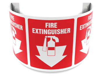 180D Projection Sign: Fire Extinguisher Spanish Panel Size: 6" 1/Each - SHPSJ111