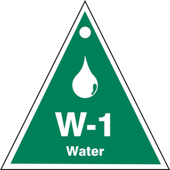 Energy Source ShapeID Tag: W-_ Water Number: 9 Adhesive Dura-Vinyl 1/Each - TDK909XVE