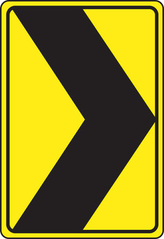 Direction Sign: Chevron Alignment 24" x 18" DG High Prism 1/Each - W182418DP