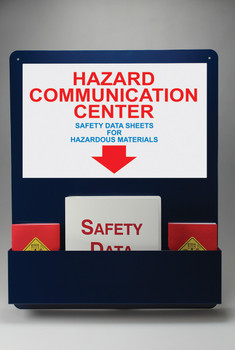 Pocket-Style Aluminum Center: Hazard Communication Center British English Board Only 1/Each - ZRS747