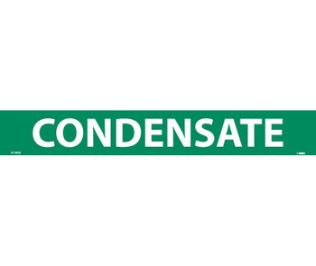 Pipemarker - Condensate - 2X14 - 1 1/4 Letter - PS Vinyl - A1285G