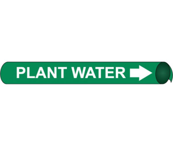 Pipemarker Precoiled - Plant Water W/G - Fits 3/4"-1" Pipe - A4082