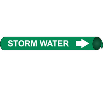 Pipemarker Precoiled - Storm Water W/G - Fits 2 1/2"-3 1/4" Pipe - C4120