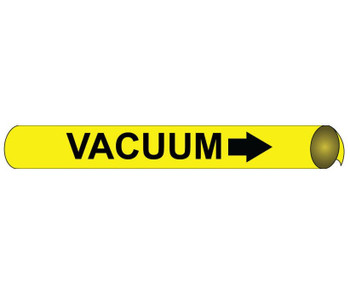Pipemarker Strap-On - Vacuum B/Y - Fits 8"-10" Pipe - G4107