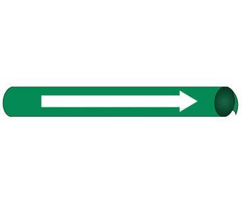 Pipemarker Strap-On - Direction Arrow W/G - Fits 8"-10" Pipe - G4116