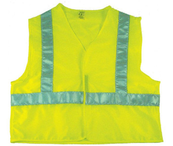 Safety Vest - Cloth - Lime W/Silver Stripes - Xl - SV7
