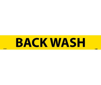 Pipemarker - PS Vinyl - Back Wash - 2X14 1 1/4" Cap Height - A1016Y