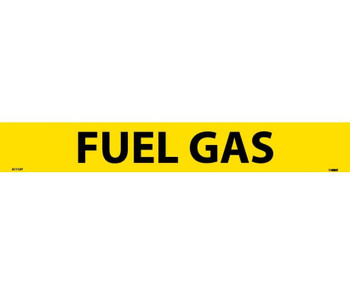 Pipemarker - PS Vinyl - Fuel Gas - 2X14 1 1/4" Cap Height - A1113Y