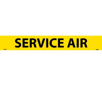 Pipemarker - PS Vinyl - Service Air - 2X14 1 1/4" Cap Height - A1226Y