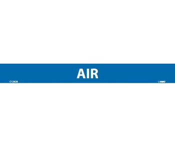 Pipemarker -Air - 1X9 - 1/2 Letter - PS Vinyl - C1282B