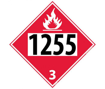 Placard - 1255 3 - 10.75X10.75 - Rigid Plastic - DL137BR