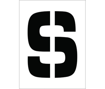 Stencil - Letter S - 12" - PMC12-S