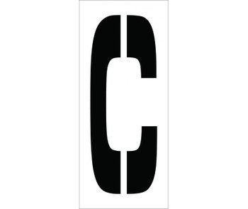 Stencil - Letter C - 24" - PMC24-C