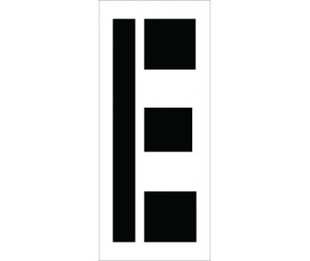 Stencil - Letter E - 24" - PMC24-E