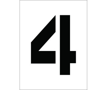 Stencil - Number 4 - 8" - PMC8-4