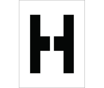 Stencil - Letter H - 8" - PMC8-H