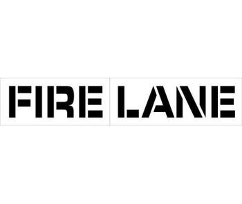 Stencil - Parking Lot - Fire Lane - 8X61 - PMS45