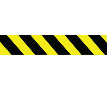 Tape - Barricade - Black Yellow Stripe - 3X1000Ft - 2 Mil - PT65-2ML