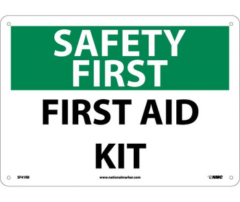 Safety First - First Aid Kit - 10X14 - Rigid Plastic - SF41RB